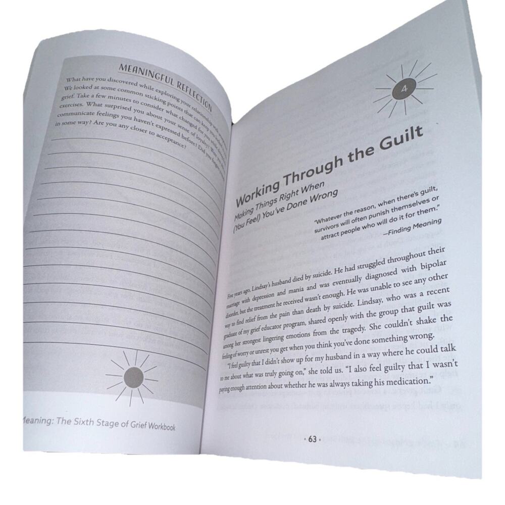 Finding Meaning The Sixth Stage of Grief Workbook David Kessler Paperback 2021 - Picture 6 of 6